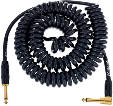 Kirlin Premium Coil Cable 6m Black Kirlin Premium Coil Cable 6m Black