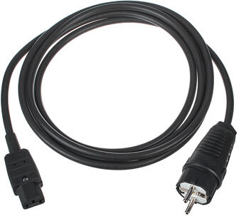 Stairville IEC Power Cable 3,0m PRO BK Stairville IEC Power Cable 3,0m PRO BK