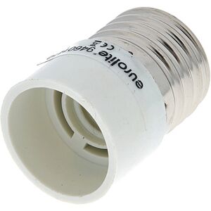 EuroLite Socket Adapter E-27 auf E-14 Blanco