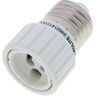 EuroLite Socket Adapter E-27 auf GU-10 Blanco