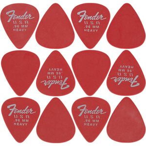 Fender 351 Dura-Tone Picks FRD Rojo