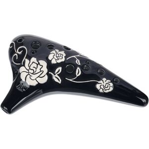 Thomann 12H Ocarina C3 Roses black Negro