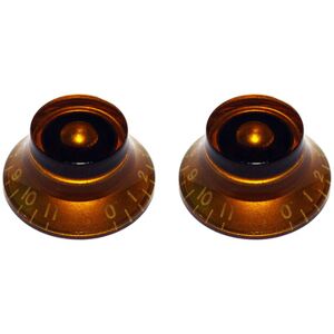 Allparts Bell Knobs to 11 Amber