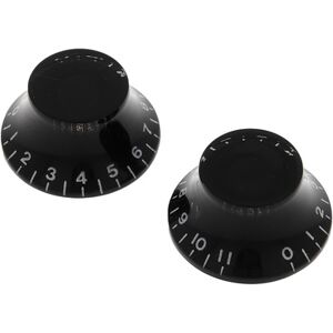 Allparts Bell Knobs to 11 Black Negro