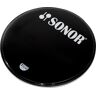 Sonor BP18BL Bass Reso Fell Negro con logotipo