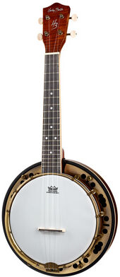 Harley Benton BJU-15Pro Banjo Ukulele Natural Dark mate