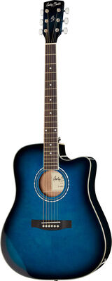 Harley Benton D-120CE TB Translucent Blue