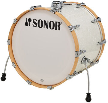 Sonor 22"x17,5" AQ2 Bass Drum WHP White Pearl WHP