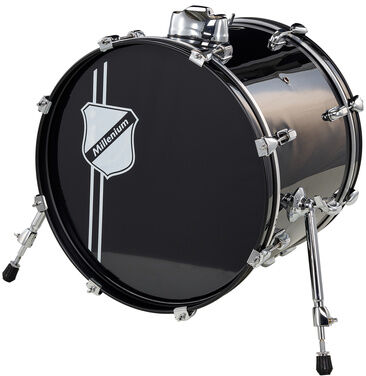 Millenium Focus 18"x14" Bass Drum Black Negro