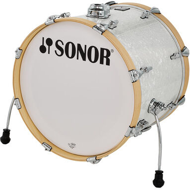 Sonor 20"x16" AQ2 Bass Drum WHP White Pearl WHP