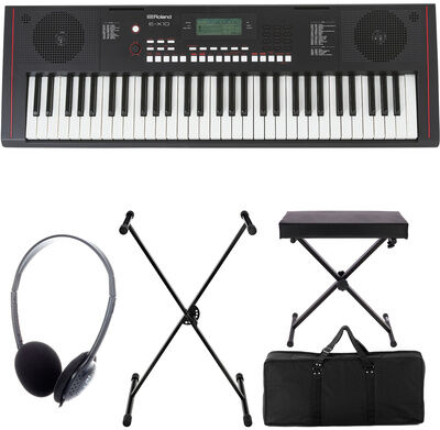 Roland E-X10 Deluxe Bundle Negro