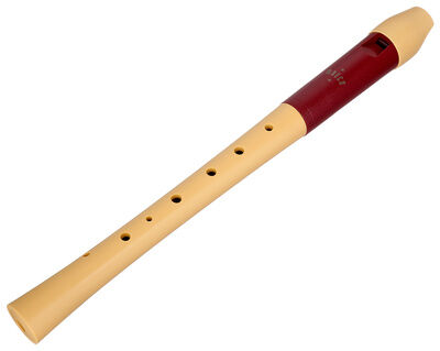 Moeck 1025 Flauto 1 Soprano Recorder Rojo