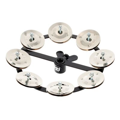 Meinl HTHH1BK Hi-Hat Tambourine Negro Meinl HTHH1BK Hi-Hat Tambourine Negro