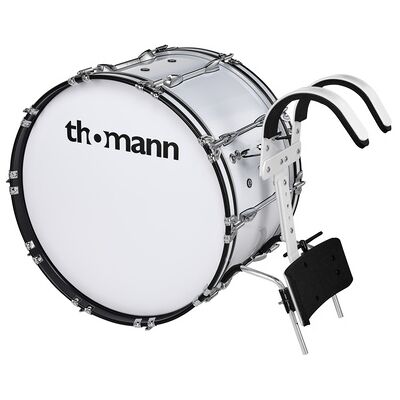 Thomann BD2414 Marching Bass Drum Blanco Thomann BD2414 Marching Bass Drum Blanco