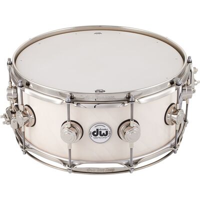 DW Satin Oil 14"x06" Snare White DW Satin Oil 14"x06" Snare White