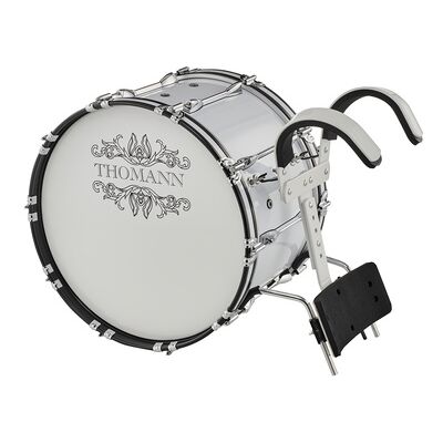 Thomann BD2214 Marching Bass Drum Blanco Thomann BD2214 Marching Bass Drum Blanco