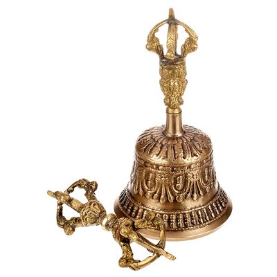 Thomann Tibetan Brass Bell 13,5cm Thomann Tibetan Brass Bell 13,5cm