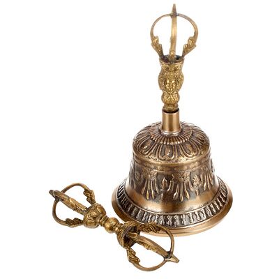 Thomann Tibetan Brass Bell 21cm Thomann Tibetan Brass Bell 21cm