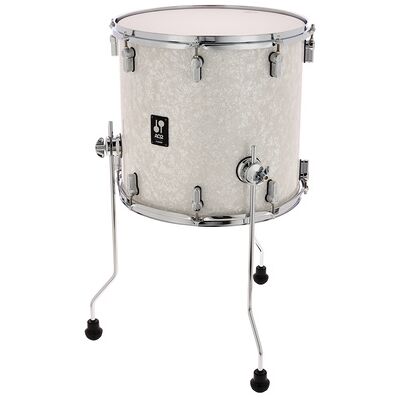 Sonor 16"x15" AQ2 Floor Tom WHP White Pearl WHP Sonor 16"x15" AQ2 Floor Tom WHP White Pearl WHP