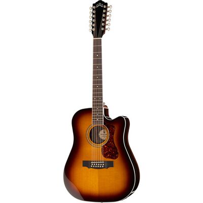 Guild D-2612CE Deluxe ATB Antique Burst Top Guild D-2612CE Deluxe ATB Antique Burst Top