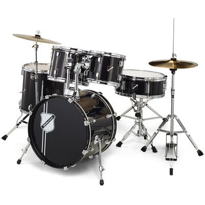 Millenium Focus 18 Drum Set Black Negro Millenium Focus 18 Drum Set Black Negro