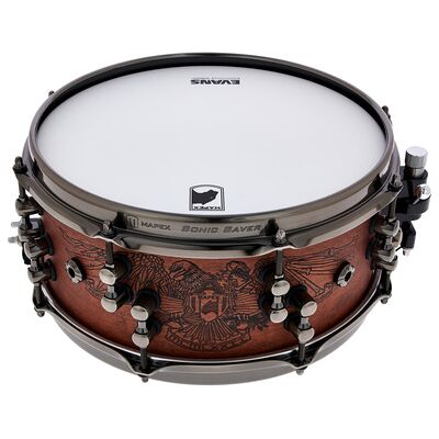 Mapex 12"x5,5" DL Warbird Snare Drum SAS0 Satin Natural over Walnut Mapex 12"x5,5" DL Warbird Snare Drum SAS0 Satin Natural over Walnut