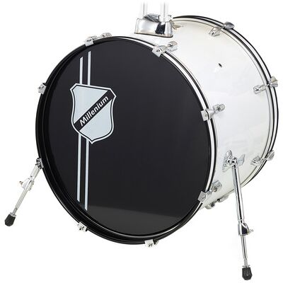 Millenium Focus 20"x16" Bass Drum White Blanco Millenium Focus 20"x16" Bass Drum White Blanco