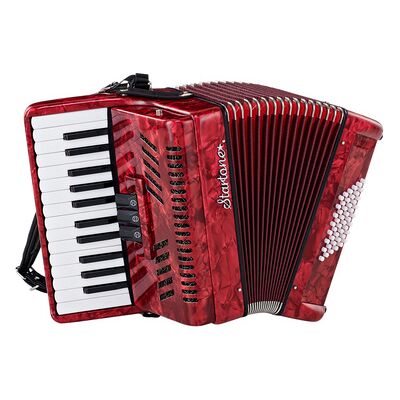 Startone Piano Accordion 48 Red MKII Rojo Startone Piano Accordion 48 Red MKII Rojo