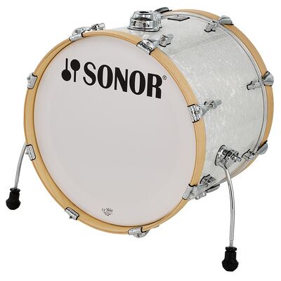 Sonor 20"x16" AQ2 Bass Drum WHP White Pearl WHP Sonor 20"x16" AQ2 Bass Drum WHP White Pearl WHP