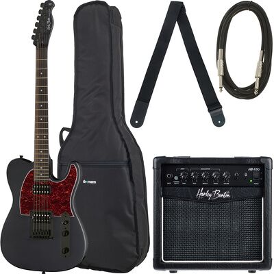 Harley Benton TE-20HH SBK Standard Bundle 1 negro mate Harley Benton TE-20HH SBK Standard Bundle 1 negro mate