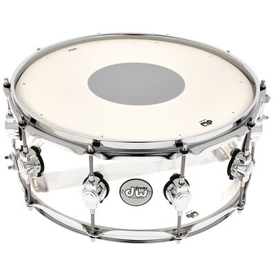 DW Design 14"x06" Acryl Snare Transparente DW Design 14"x06" Acryl Snare Transparente