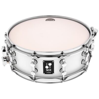 Sonor SQ1 14"x5" Snare SP White Satin Pure White Sonor SQ1 14"x5" Snare SP White Satin Pure White