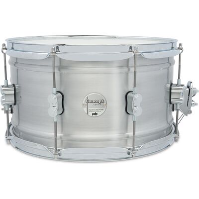DW PDP 14"x08" Concept Aluminium Satin Brushed Aluminium DW PDP 14"x08" Concept Aluminium Satin Brushed Aluminium