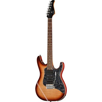 Mooer GTRS Soloist 810 Brown Burst Brown Burst brillante Mooer GTRS Soloist 810 Brown Burst Brown Burst brillante