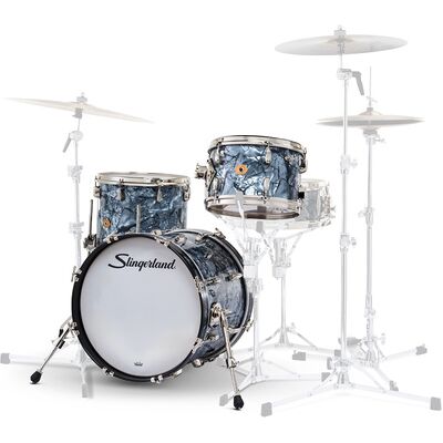 Slingerland 18" Radio King 3pc Kit BDP Black Diamond Pearl Slingerland 18" Radio King 3pc Kit BDP Black Diamond Pearl