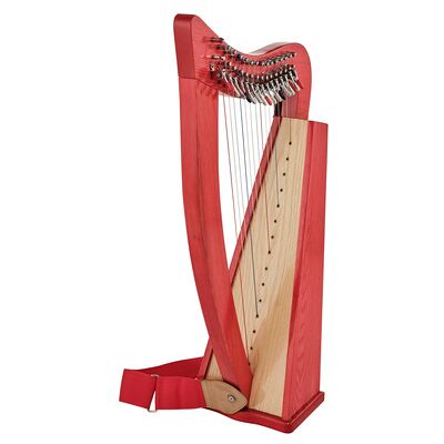 Thomann Student Pro Lever Harp 15 RD Rojo translúcido Thomann Student Pro Lever Harp 15 RD Rojo translúcido