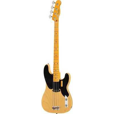 Fender 75th Anniv AV II 51 P Bass BTB Butterscotch Blonde brillante Fender 75th Anniv AV II 51 P Bass BTB Butterscotch Blonde brillante