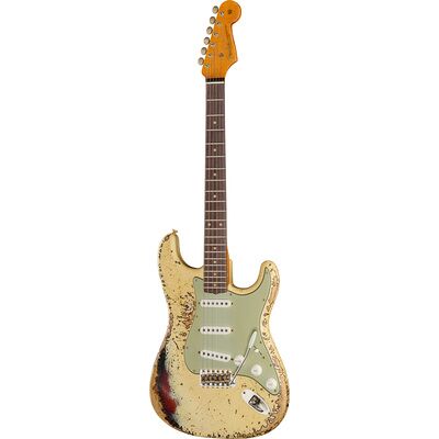 Fender LTD 61 Strat SHR VWo3CSB Aged Vintage White over 3 Fender LTD 61 Strat SHR VWo3CSB Aged Vintage White over 3