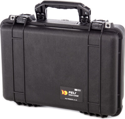 Peli 1500 Foam Black Negro