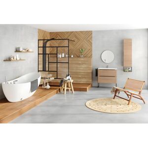 Shower & Design Bañera exenta NATALIA - 1 plaza - 170x75x73cm - 282 L - Blanca