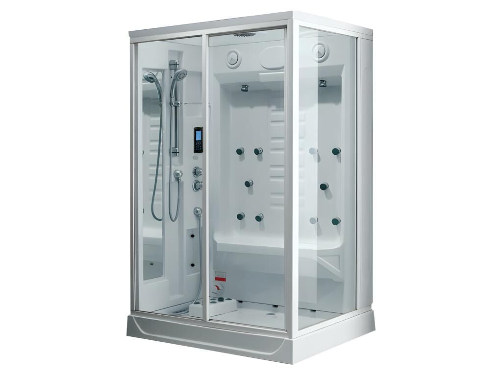 Shower & Design Cabina de ducha rectangular ARTHEMIS - Hidromasaje, baño de vapor