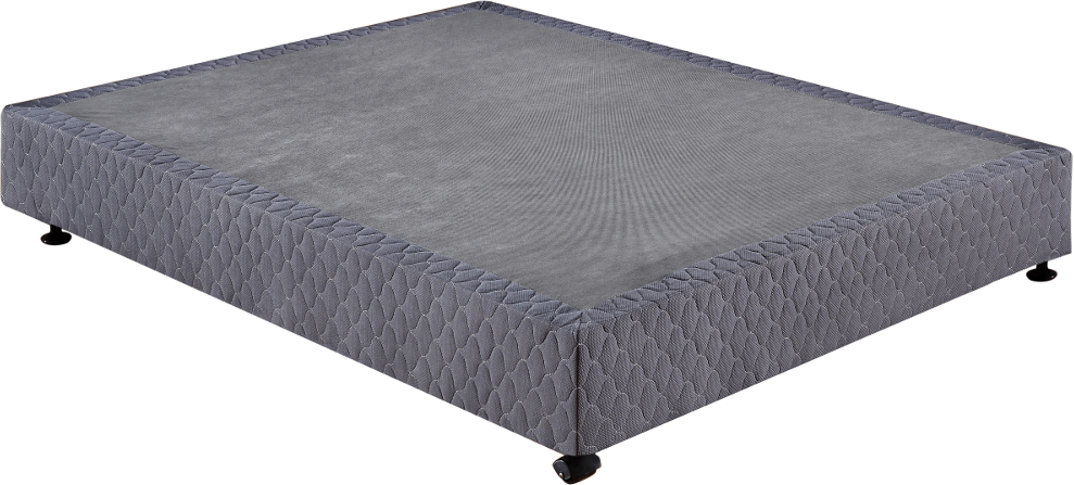 Base tapizada UNIVERSEL de DREAMEA PLAY - 160x200 cm - Gris antracita