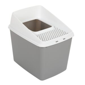 zooplus Exclusive Arenero cubierto Big Box para gatos - Gris