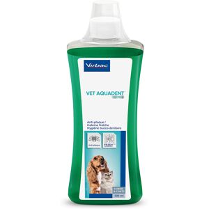 Virbac 2x500ml  Vet Aquadent enjuague bucal para mascotas