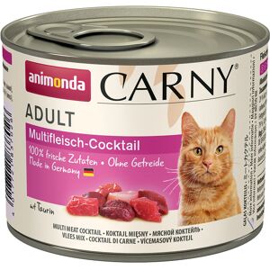 Animonda Carny 12x200g Cóctel de carne  Adult comida húmeda para gatos