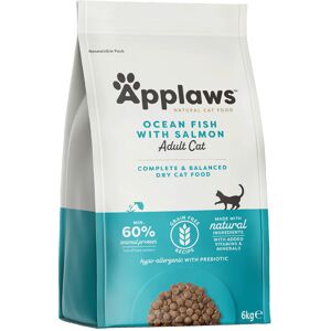 Applaws 2x6kg Adult on pescado del océano y salmón  pienso para gatos