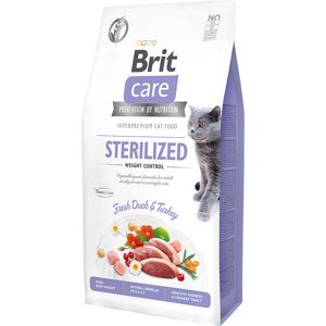 Brit Care 7 kg  Grain-Free Sterilised Weight Control Cat Food seco