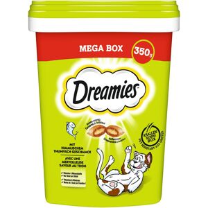 Dreamies 2x350g Atún Catisfactions Megatubo snacks para gatos