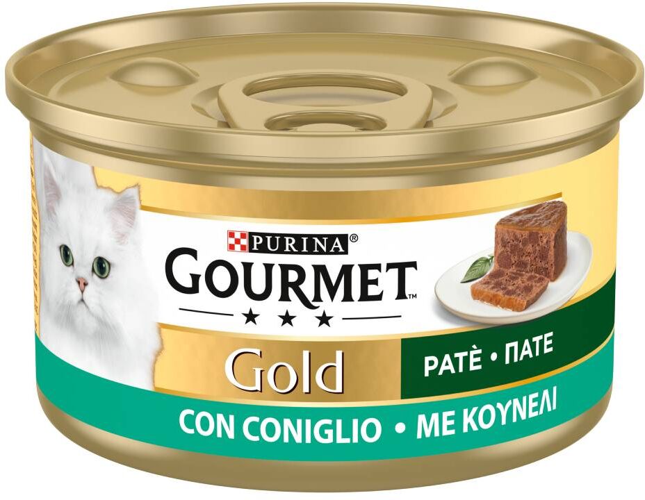 Gourmet Purina  Gold Mousse 24 x 85 g - Pack Ahorro - Conejo