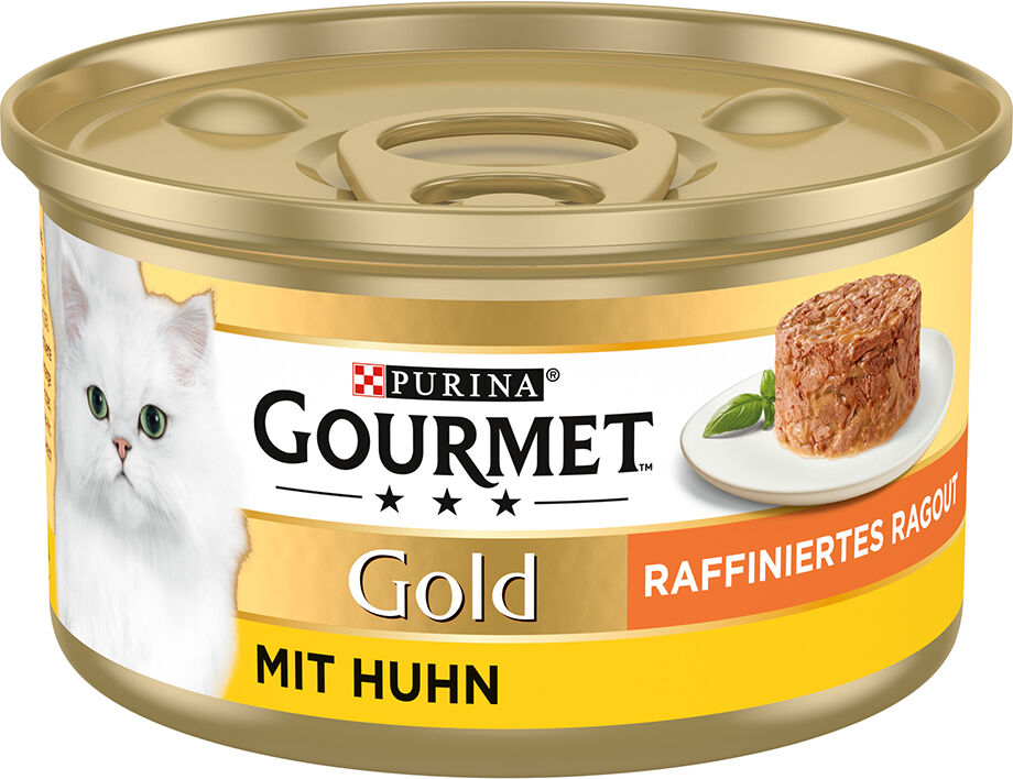 Gourmet 24x85g  Gold Tartelette Pollo comida para gatos